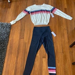 Yoga pants and top set - NWT
